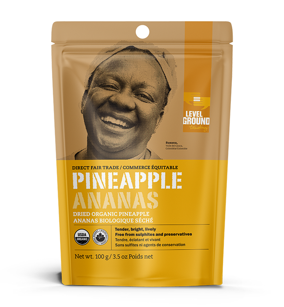 
                  
                    Organic dried pineapple, 100 gram package
                  
                